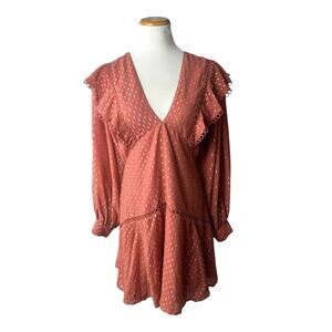 New ASOS Holiday Shimmer Above Knee Sparkle Party Dress Size 10 Plunge Neck‎